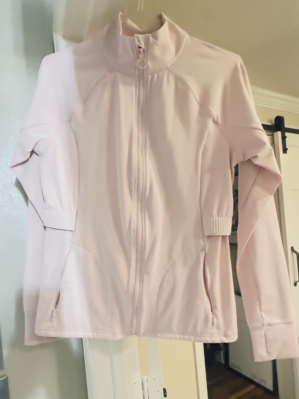 Light Pink Women's Zip-Front Active Jacket Fabletics Active wear